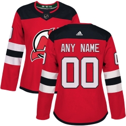 Men Women Youth Toddler Red Jersey - Customized Adidas New Jersey Devils Home  II