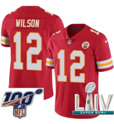 2020 Super Bowl LIV Youth Nike Kansas City Chiefs #12 Albert Wilson Red Team Color Vapor Untouchable Limited Player NFL Jersey
