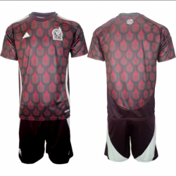 Mexico Blank 2024 Soccer Short Sleeve Jersey