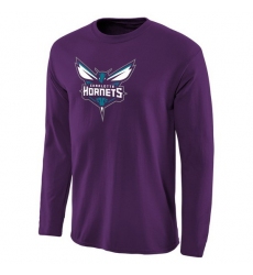 Charlotte Hornets Men Long T Shirt 003