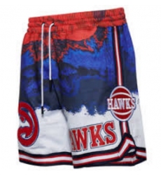 NBA Shorts Atlanta Hawks Blue Red