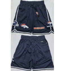 Men Denver Broncos Navy Shorts 