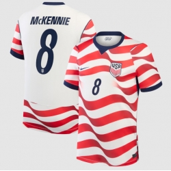 Weston McKennie USMNT Nike 2026 Home Stadium Replica Jersey White