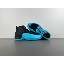 Air Jordan 12 Gamma Blue Men Shoes 130690 027