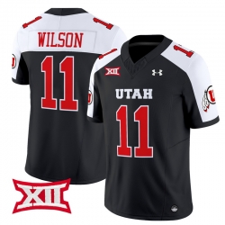 Men Women Youth Utah Utes 11 Isaac Wilson Black Alternate 2024 Vapor Limited Jersey All Stitched
