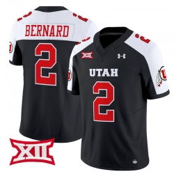Men Women Youth Utah Utes 2 Micah Bernard Black Alternate 2024 Vapor Limited Jersey All Stitched