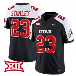 Men Women Youth Utah Utes 23 Dijon Stanley Black Alternate 2024 Vapor Limited Jersey All Stitched