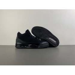 Air Jordan 3 Retro GS Black Cat Men Shoes DM0967