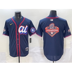 Men American League Houston Astros Team Big Logo Navy 2025 All Star Edition Limited Stitched Baseball Jersey 002
