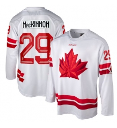 Mens Nathan MacKinnon #29 White Hockey Canada 2026 Replica Jersey