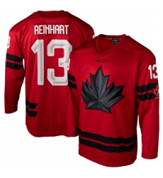 Mens Sam Reinhart #13 Red Hockey Canada 2026 Replica Jersey