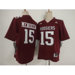 Men Indiana Hoosiers 15 Fernando Mendoza Red Stitched Basketball JerseyS
