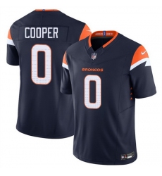 Men Denver Broncos 0 Jonathon Cooper Navy F U S E  Vapor Limited Stitched Football Jersey Men Denver Broncos 0 Jonathon Cooper Navy F U S E  Vapor Limited Stitched Football Jersey