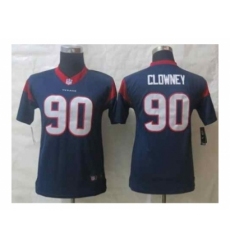 Nike Youth jerseys houston texans #90 clowney blue[clowney]