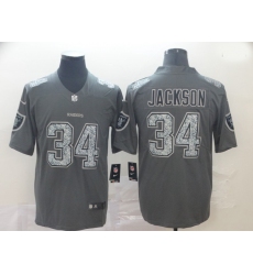 Raiders 34 Bo Jackson Gray Camo Vapor Untouchable Limited Jersey