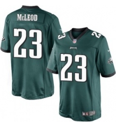 mens nike philadelphia eagles #23 rodney mcleod limited midnight green team color nfl jersey