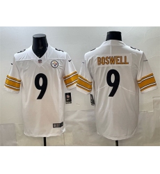 Men Pittsburgh Steelers 9 Chris Boswell White Vapor Untouchable Stitched Jersey Men Pittsburgh Steelers 9 Chris Boswell White Vapor Untouchable Stitched Jersey