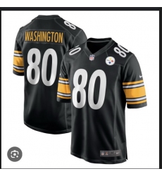 Men Pittsburgh Steelers Darnell Washington #80 Black F U S E Stitched NFL Jersey Men Pittsburgh Steelers Darnell Washington #80 Black F U S E Stitched NFL Jersey