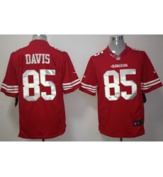 Nike San Francisco 49ers 85 Vernon Davis Red Limited NFL Jersey