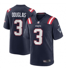 Men New England Patriots 3 Demario Douglas Navy 2025 Stitched Game Jersey Men New England Patriots 3 Demario Douglas Navy 2025 Stitched Game Jersey