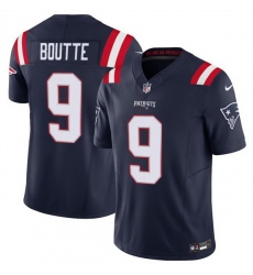 Men New England Patriots 9 Kayshon Boutte Navy 2025 F U S E Vapor Limited Stitched Football Jersey Men New England Patriots 9 Kayshon Boutte Navy 2025 F U S E Vapor Limited Stitched Football Jersey
