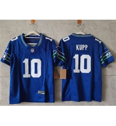 Youth Seattle Seahawks 10 Cooper Kupp Royal 2024 F U S E Throwback Vapor Limited Stitched Football Jersey Youth Seattle Seahawks 10 Cooper Kupp Royal 2024 F U S E Throwback Vapor Limited Stitched Football Jersey