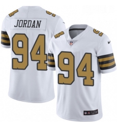 Youth Nike New Orleans Saints 94 Cameron Jordan Limited White Rush Vapor Untouchable NFL Jersey