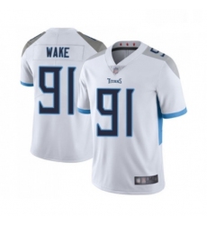 Mens Tennessee Titans 91 Cameron Wake White Vapor Untouchable Limited Player Football Jersey