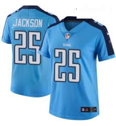 Womens Nike Tennessee Titans 25 Adoree Jackson Light Blue Team Color Vapor Untouchable Limited Player NFL Jersey