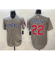 Men Chicago Cubs 22 Cade Horton Grey Limited Stitched Baseball Jersey