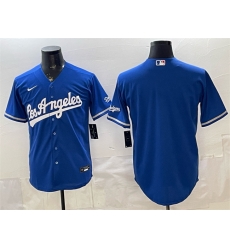 Men Los Angeles Dodgers Blank Royal Alternate Stadium Stitched Baseball Jersey