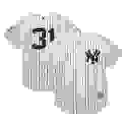 Men New York Yankees 31 Ichiro Suzuki White 2014 Cooperstown Collection Mitchell  26 Ness Throwback Stitched Baseball Jersey