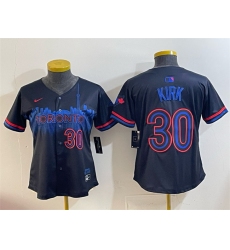 Youth Toronto Blue Jays 30 Alejandro Kirk Navy 2024 City Connect Limited Stitched Baseball Jersey Youth Toronto Blue Jays 30 Alejandro Kirk Navy 2024 City Connect Limited Stitched Baseball Jersey