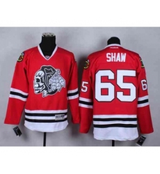 nhl jerseys chicago blackhawks #65 shaw red-1[the skeleton head]