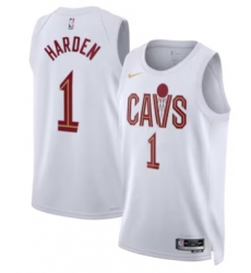 Men Cleveland Cavaliers James Harden #1 2025 26 Association Edition Swingman Jersey