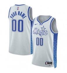 Orlando Magic Nike Unisex 2025 2026 City Edition Swingman Custom Jersey Silver