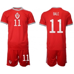 WALES 2022 World Cup Soccer Jersey #11 BALE