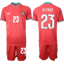 Portugal 2026 FIFA World Cup Soccer Jersey Red #23 VITINHA