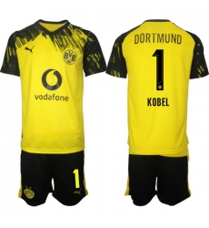 Men Borussia Dortmund 2026 Soccer Jerseys Yellow #1 KOBEL