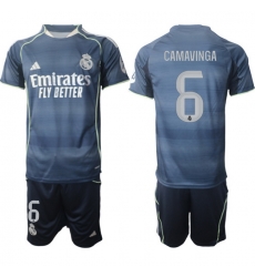 Men Real Madrid 2026 Soccer Jerseys DarkBlue #6 CAMAVINGA Men Real Madrid 2026 Soccer Jerseys DarkBlue #6 CAMAVINGA