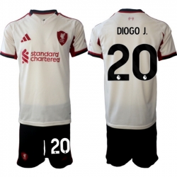 Men Liverpool 2026 Soccer Jerseys Beige #20 DIOGO J.