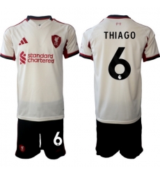 Men Liverpool 2026 Soccer Jerseys Beige #6 THIAGO Men Liverpool 2026 Soccer Jerseys Beige #6 THIAGO