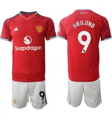 Men Manchester United 2026 Soccer Jerseys Red #9 HOJLUND