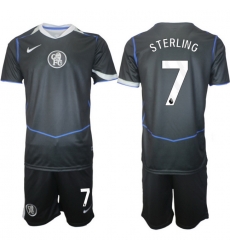 Men Chelsea 2026 Soccer Jerseys DarkGrey #7 STERLING Men Chelsea 2026 Soccer Jerseys DarkGrey #7 STERLING