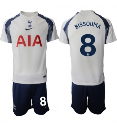 Men Tottenham Hotspur 2026 Soccer Jerseys White #8 BISSOUMA Men Tottenham Hotspur 2026 Soccer Jerseys White #8 BISSOUMA