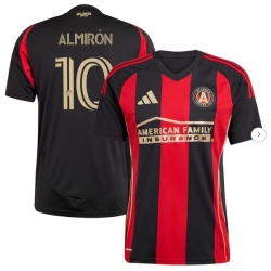 Men's Atlanta United FC Miguel Almiron adidas Black 2025 The Connector Replica Player Jersey