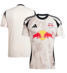 Men New York Red Bulls adidas Tan 2025 Stone Kit Replica Jersey