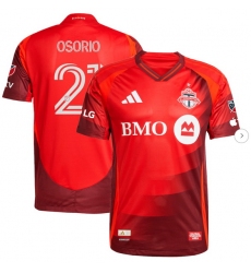 Men's Toronto FC Jonathan Osorio adidas Red 2025 Club Kit Authentic Player Jersey