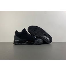 Air Jordan 3 Retro GS Black Cat Women Shoes DM0967