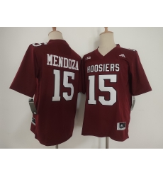 Men Indiana Hoosiers 15 Fernando Mendoza Red Stitched Basketball JerseyS Men Indiana Hoosiers 15 Fernando Mendoza Red Stitched Basketball JerseyS